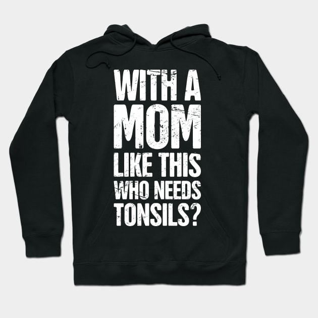 Funny Tonsillitis Tonsil Surgery Get Well Gift Hoodie by Wizardmode